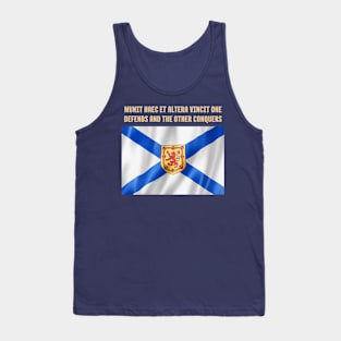 Nova Scotia Flag and Motto Tank Top